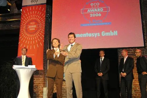Mentasys wird mit eco-Award 2006 ausgezeichnet Bild: Mentasys wird mit eco-Award 2006 ausgezeichnet