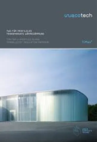 Bild: Überarbeitete Informationsmappe 'Transparente Wärmedämmung für Profilglas'