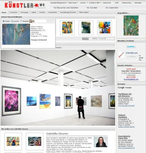 Bild: innovatives neues Kunstportal als Ergebnis einer Fusion