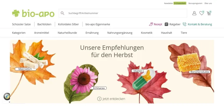 Bild: Bio Apo Rabattcode – Spare 5 % auf deine Bestellung