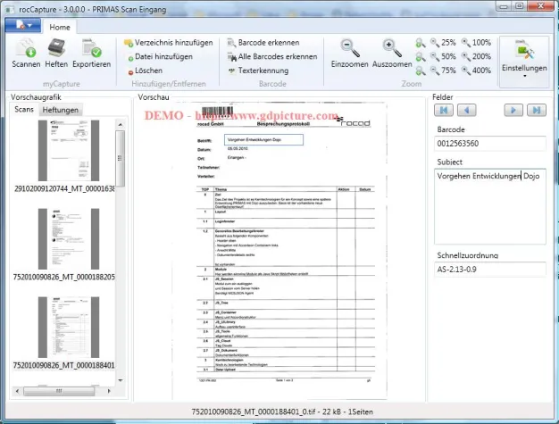 Bild: rocCapture - Barcode Scantool komplett überarbeitet