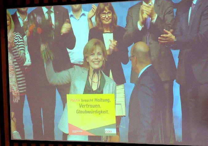 Julia Klöckner weiterhin Vorsitzende der CDU Rheinland-Pfalz Bild: Julia Klöckner weiterhin Vorsitzende der CDU Rheinland-Pfalz