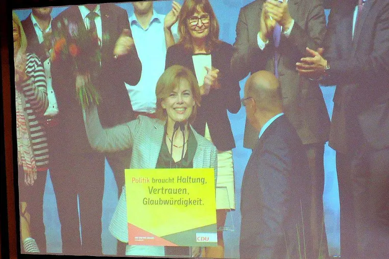Julia Klöckner weiterhin Vorsitzende der CDU Rheinland-Pfalz Bild: Julia Klöckner weiterhin Vorsitzende der CDU Rheinland-Pfalz