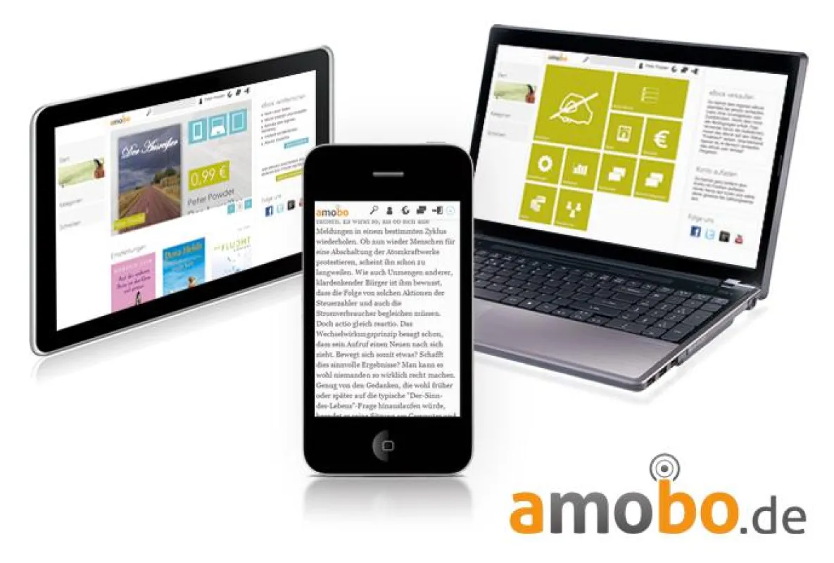 eBooks lesen und eigene Werke bei amobo.de veröffentlichen bzw. verkaufen.