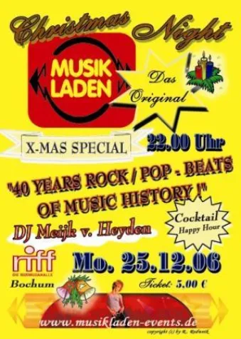 Bild: Musikladen X-mas Special am 25.11.2006 im "Riff", Konrad-Adenauer-Platz 1 in Bochum