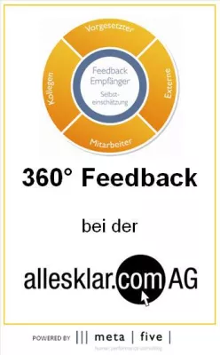 Bild: meta | five unterstützt die allesklar.com AG bei 360°Feedbacks