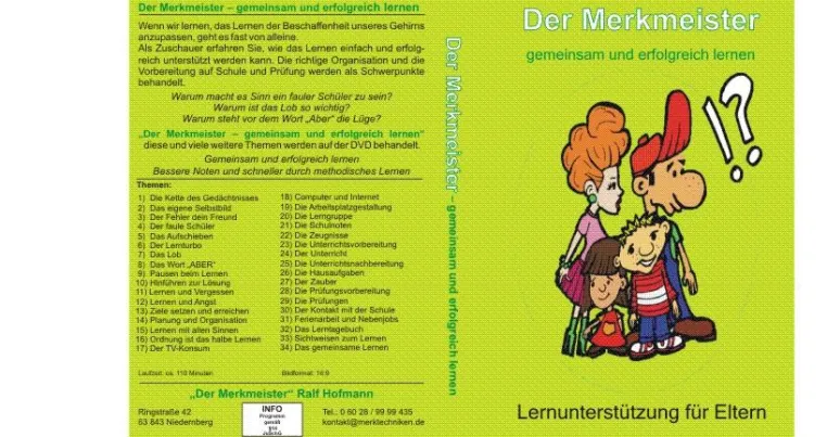 Eltern in Not Lernunterstützung - Sicherheit dank dem Merkmeister Bild: Eltern in Not Lernunterstützung - Sicherheit dank dem Merkmeister