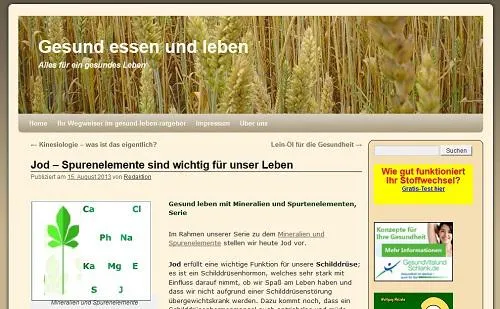 Bild: Spurenelemente - kleine Mengen, große Wirkung