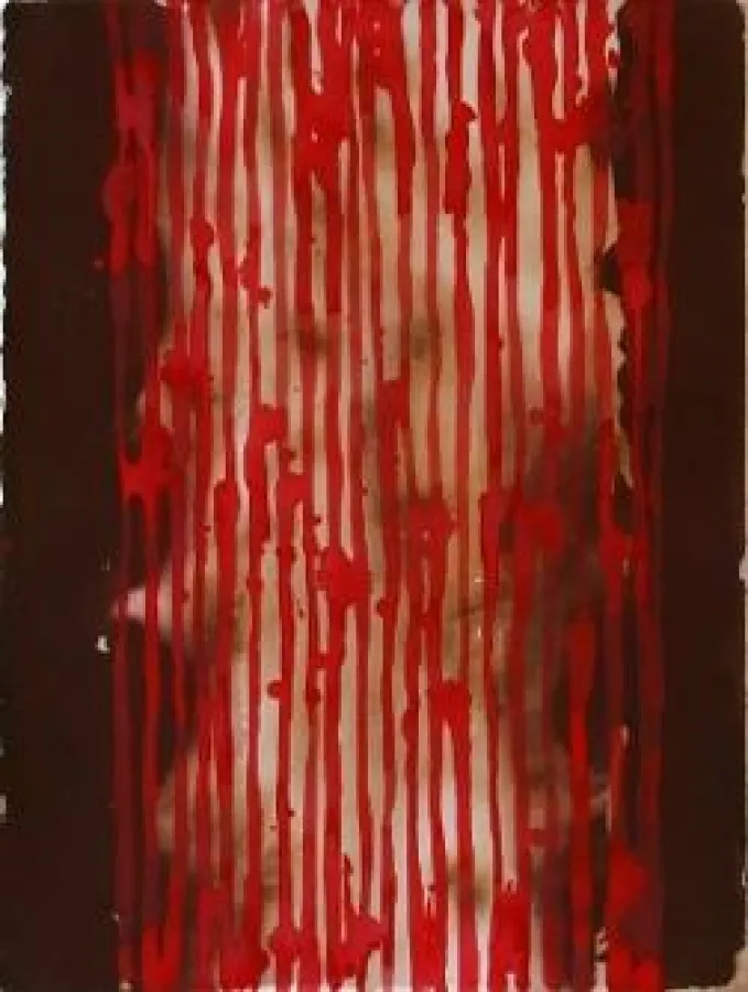 © Ian McKeever, TWELVE, 2010  Gouache/Papier, 70 x 52 cm