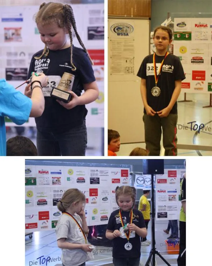 Joline Hoffmann zum verdienten 1. Platz im Cycle