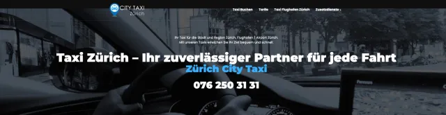 Bild: City Taxi Zürich – Ihre erste Adresse für Fahrten aller Art