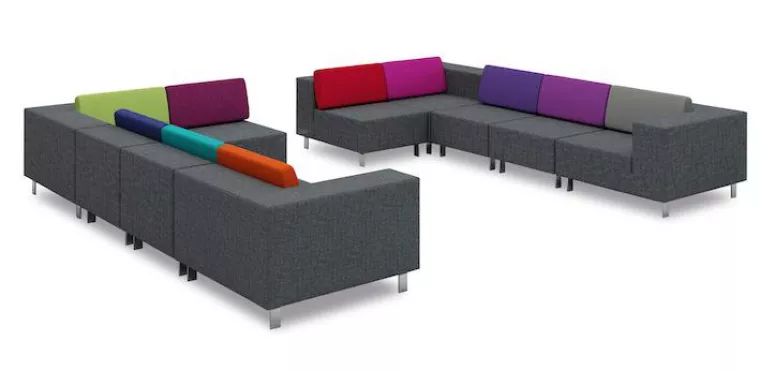 Bild: Funktional ohne Einschränkung: Akustik-Sitzmöbel 90deegree besteht Brandprüfung