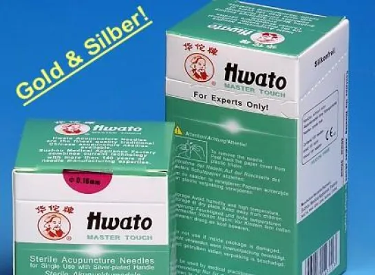 Spezielle Gold- und Silber-Nadeln für die Ohrakupunktur neu bei Hwato (TCM) Bild: Spezielle Gold- und Silber-Nadeln für die Ohrakupunktur neu bei Hwato (TCM)