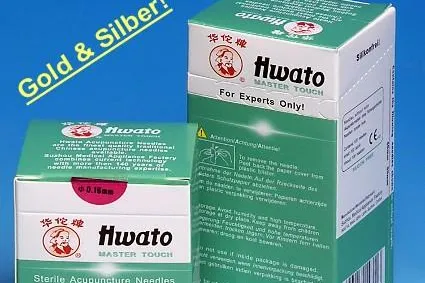Spezielle Gold- und Silber-Nadeln für die Ohrakupunktur neu bei Hwato (TCM) Bild: Spezielle Gold- und Silber-Nadeln für die Ohrakupunktur neu bei Hwato (TCM)