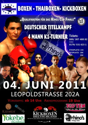 Bild: Kickboxen: Qualifikation für das Kings Cup Finale in Thailand wird in München entschieden