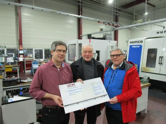 Bild: Die INKA System GmbH engagiert sich durch eine Spende an den regionalen Missionsverein „Lasst uns gehen“.