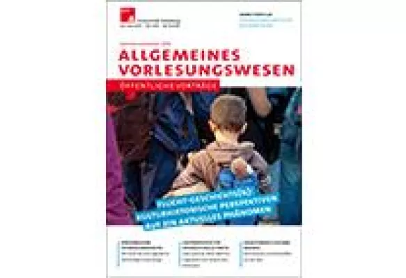 Allgemeines Vorlesungswesen der Universität Hamburg startet im April mit 32 öffentlichen Vorlesungen Bild: Allgemeines Vorlesungswesen der Universität Hamburg startet im April mit 32 öffentlichen Vorlesungen