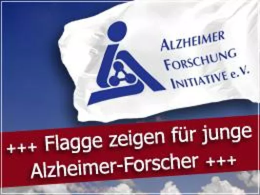 Bild: „Flagge zeigen“ – Für Aufschwung sorgen in der Alzheimer-Forschung