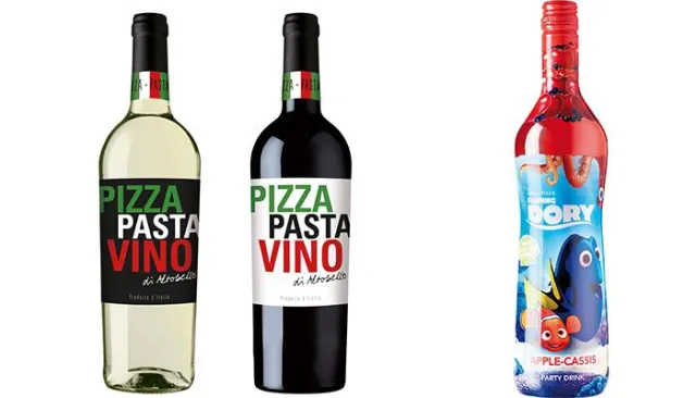 Bild: Herbstneuheiten von ZGM: Pizza-Pasta-Wein und „Finding Dory“-Partygetränk
