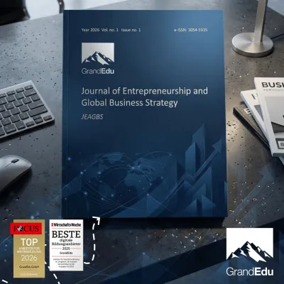 Bild: Call for Papers – Erstausgabe 2026 Journal of Entrepreneurship and Global Business Strategy (JEAGBS)