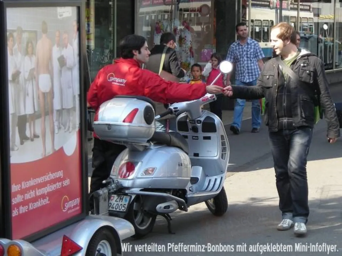 Erfrischende Werbung mal anders