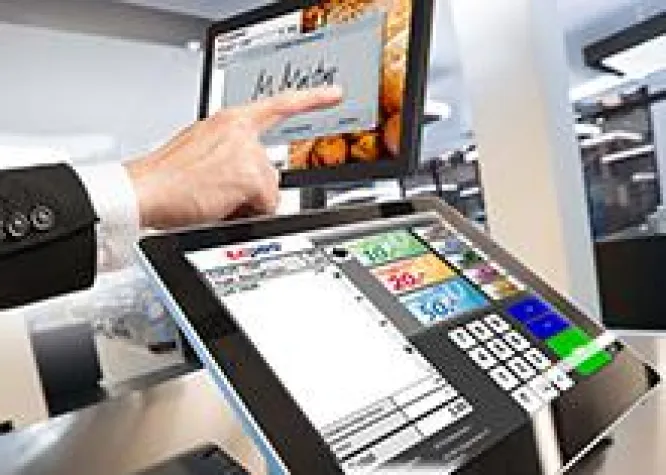 TCPOS: Unterschrift ohne Stift Bild: TCPOS: Unterschrift ohne Stift