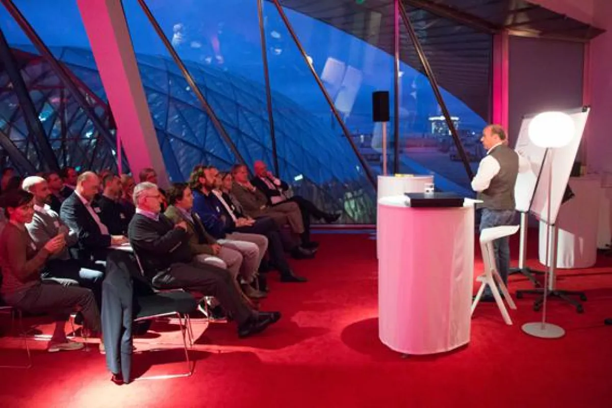 Bernhard von Mutius beim GABAL-Forum in der AXICA