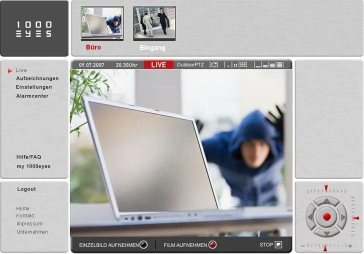 Bild: Videoüberwachung over IP – neue Produkte für Systemhäuser - Wachstumschancen mit der 1000eyes Videoüberwachung