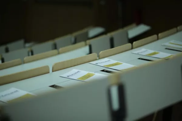 Bild: Max Ottes Abschiedsvorlesung an der Hochschule Worms