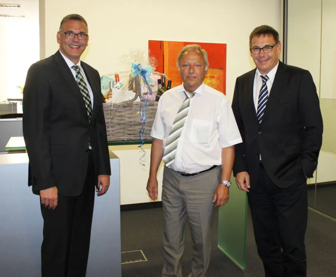 v. l. Norbert Herten, Herbert Daschner und Edmund Wanner