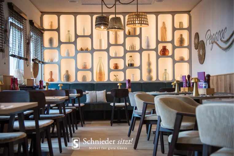 Bild: Restaurant Pegasos in Oberhausen: Mediterrane Gastlichkeit trifft auf individuelle Raumgestaltung