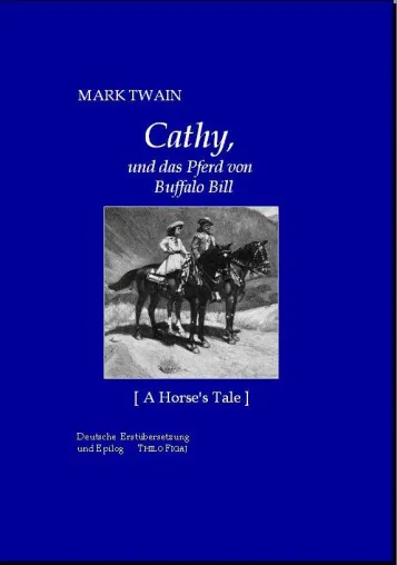 Bild: Cathy, und das Pferd von Buffalo Bill