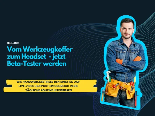 Bild: Live-Video-Support im SHK-Handwerk: Beta-Tester gesucht