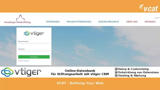 Bild: Online-Datenbank für die Kreuzberger Kinderstiftung