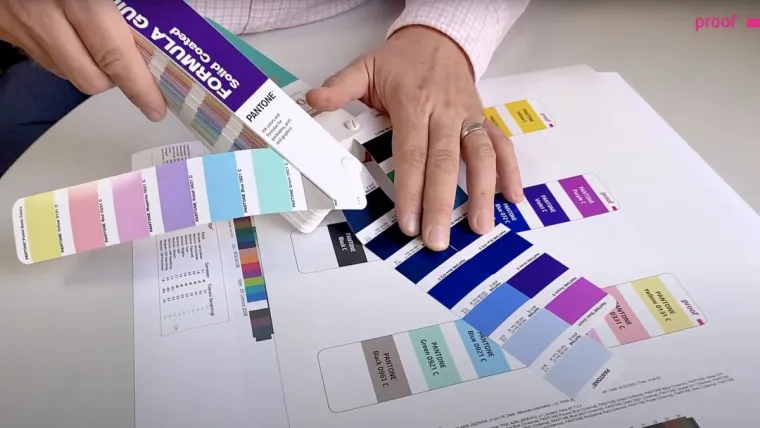 Bild: Proof.de: Neues Video zum Proof von PANTONE Farben online