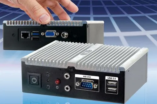Bild: Lüfterfreier, ultra kompakter Box-PC mit Quad Core CPU