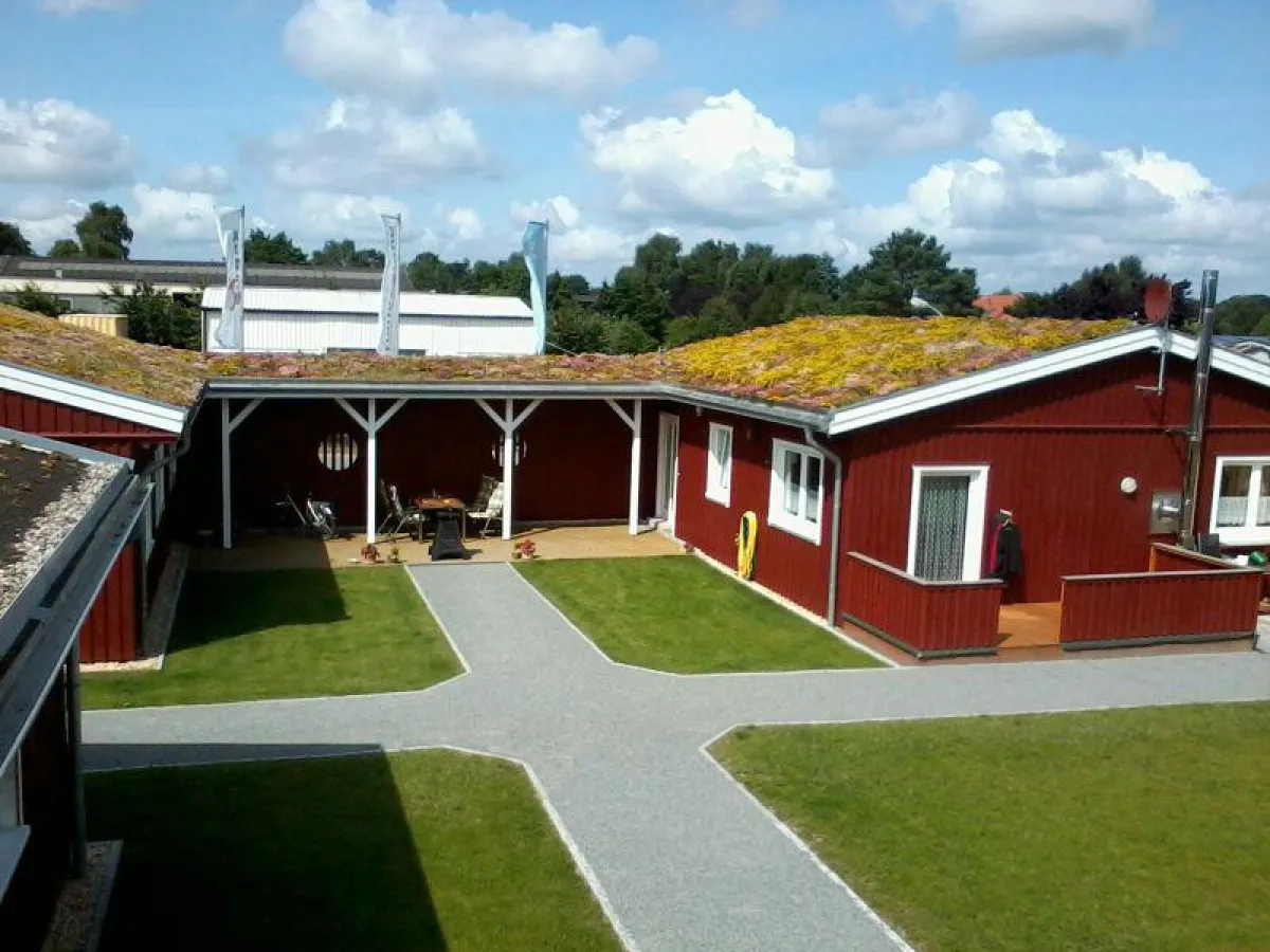 Dachbegrünung mit Blähton