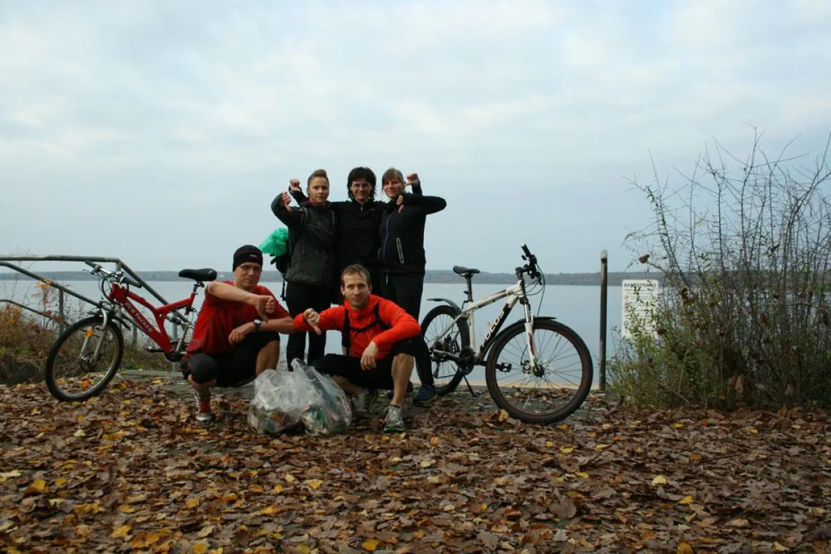 Halte Deine Umwelt sauber, das Laufen total Team unterwegs...