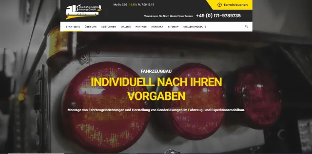 Fahrzeugbau im echten Norden von Schleswig-Holstein Bild: Fahrzeugbau im echten Norden von Schleswig-Holstein