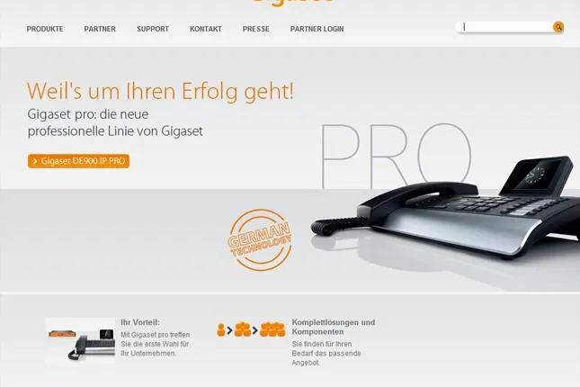 Bild: Gigaset launcht Portal für Geschäftskunden