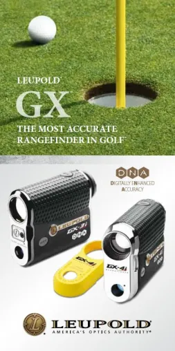 Leupold® GX® Golf Laser Entfernungsmesser sind in DGV-Wettspielen zulässig Bild: Leupold® GX® Golf Laser Entfernungsmesser sind in DGV-Wettspielen zulässig