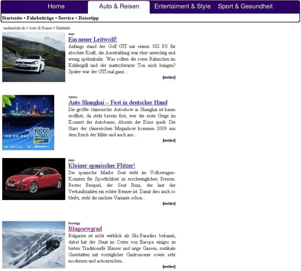 www.meilenstyle.de Auto&Reise