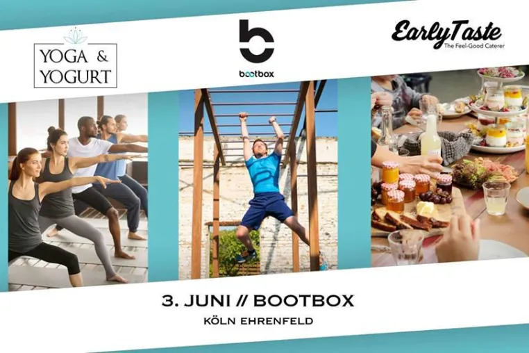 Bild: Frühstückslieferdienst aus Köln meldet sich zurück: Yoga und Crossfit mit Open Air Frühstücksbuffet