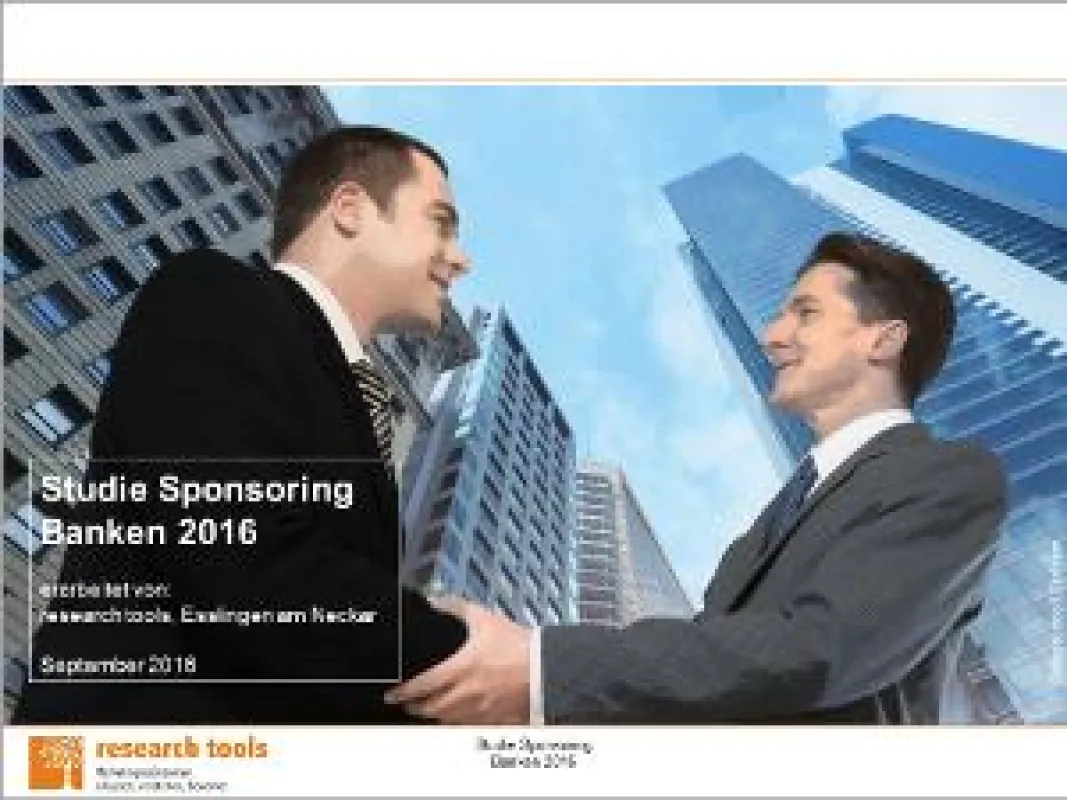 Studie Sponsoring Banken 2016