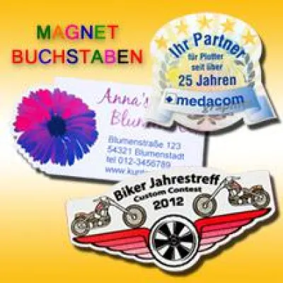 Magnetfolien zur Verarbeitung mit dem Schneideplotter Bild: Magnetfolien zur Verarbeitung mit dem Schneideplotter