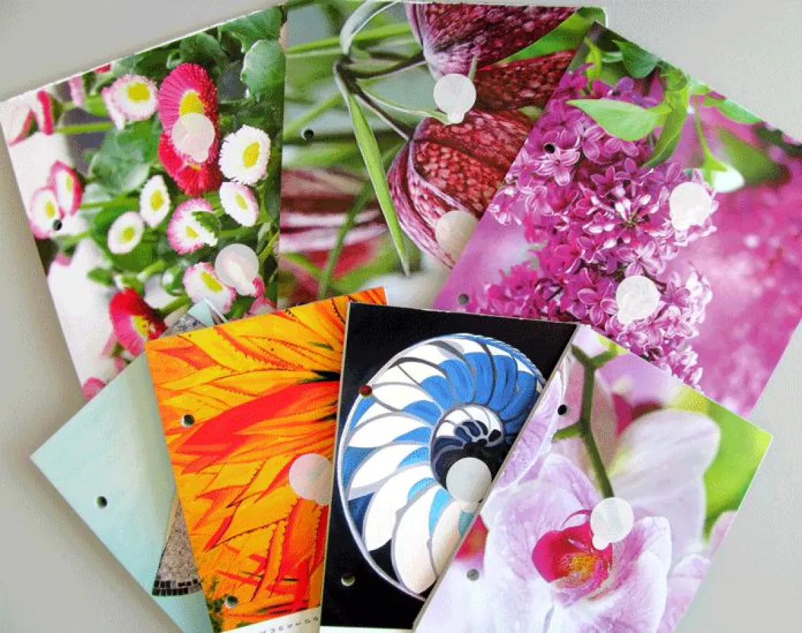 Die neuen Upcycling-Belegblöcke