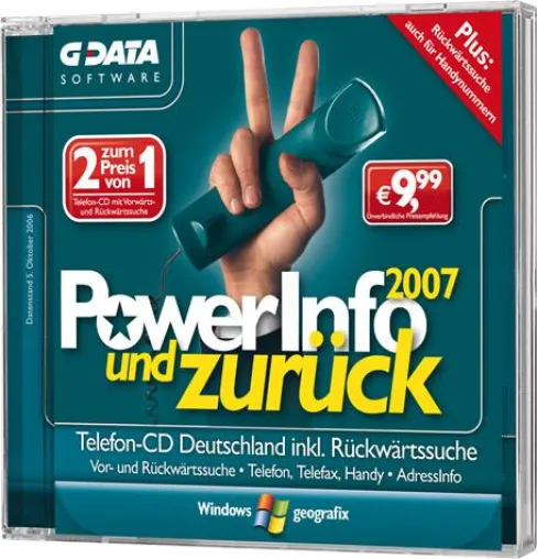 Neue Telefonauskunft von G DATA Bild: Neue Telefonauskunft von G DATA