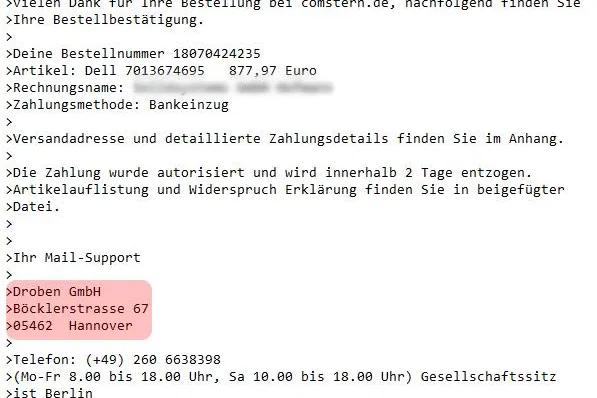 antispameurope: Warnung vor täuschend echter Virenmail Bild: antispameurope: Warnung vor täuschend echter Virenmail