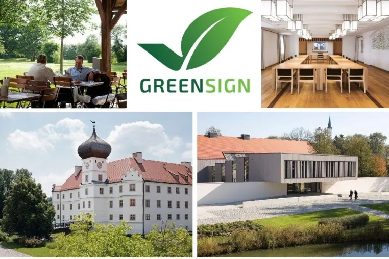 Bild: Hotel Schloss Hohenkammer mit dem GreenSign nachhaltig zertifiziert