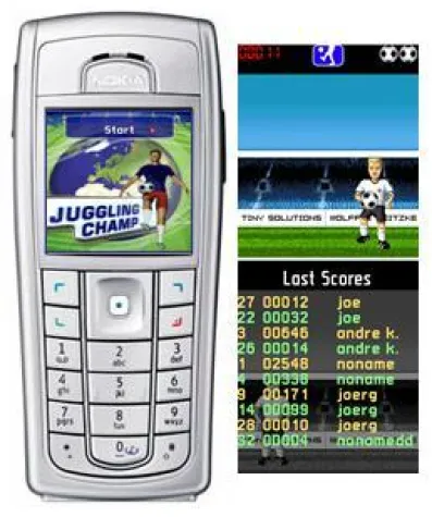 Bild: Für Fußballfans mit dem richtigen Ballgefühl: Handyspiel JugglingChamp